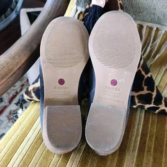 Blondo Gray Suede Waterproof Zip Boots 10 W - Picture 5 of 16